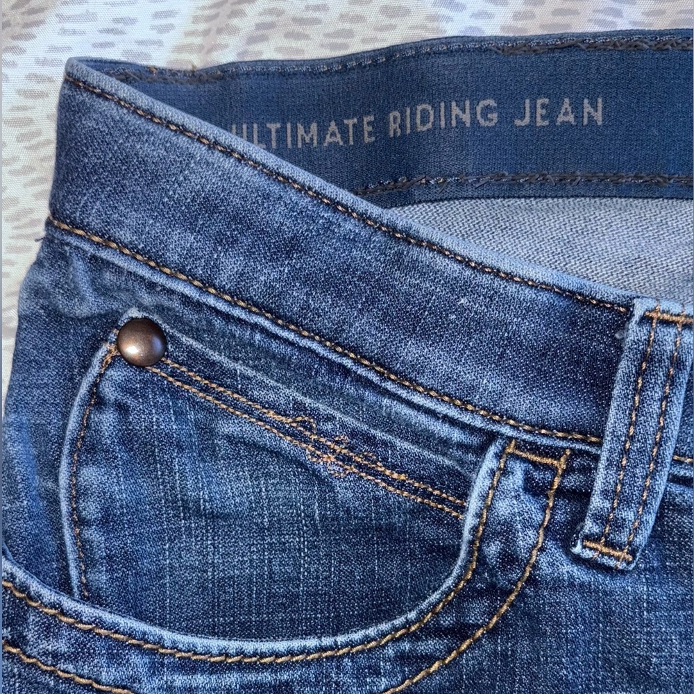 Wrangler bootcut women’s blue jeans - Picture 6 of 9